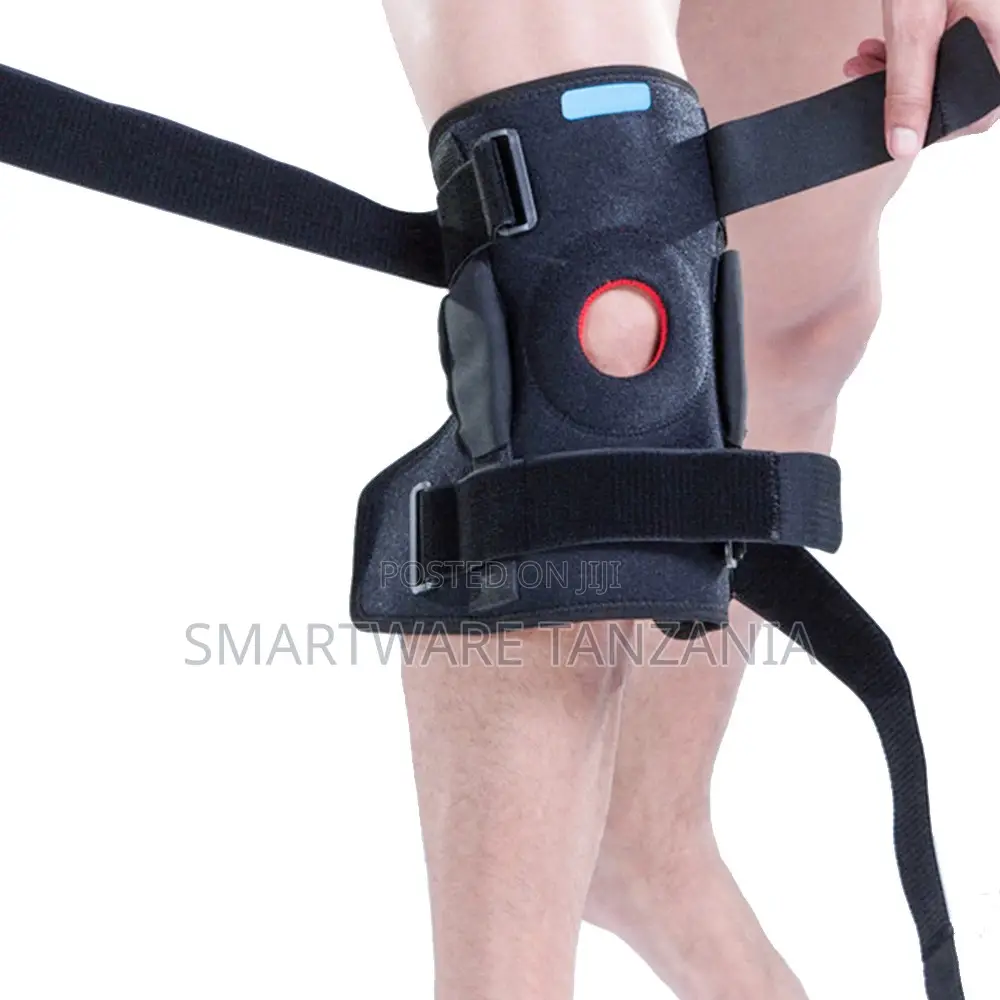 Heavy-Duty Knee Stabilizer Brace Adjustable Open Kneecap Pad
