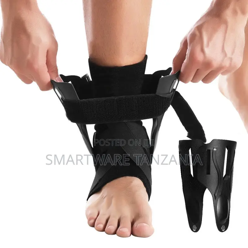 Ankle Foot Brace Drop Foot Support Adjustable Velcro Straps