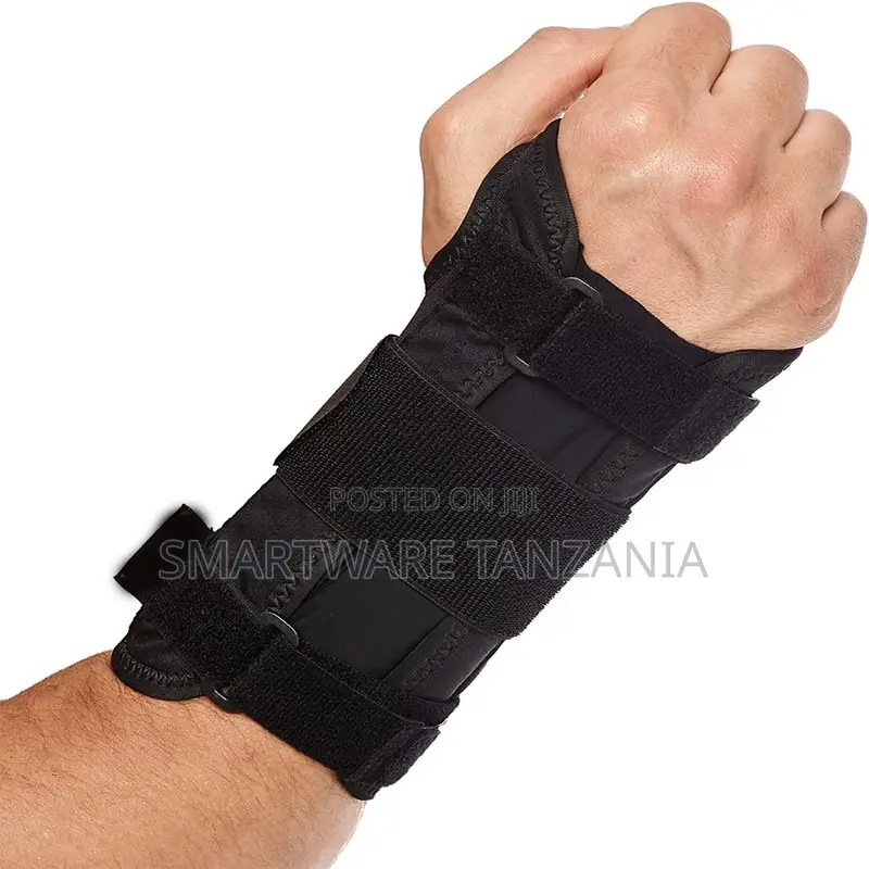 Wrist Support Brace Rigid Splint Velcro Strap Carpal Guard