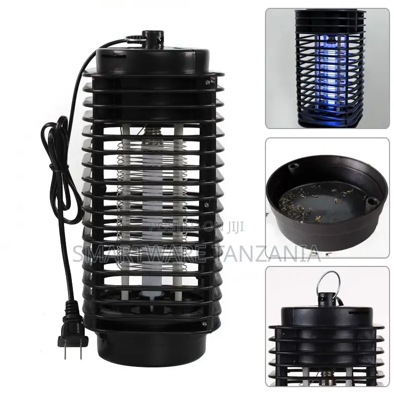 Electric Bug Zapper Uv Mosquito Killer Lamp With Tray Plug