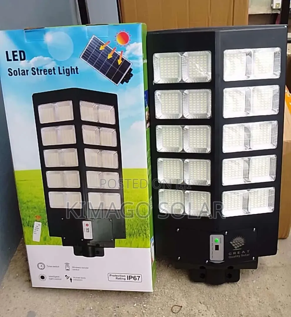 20ah Battery | Solar Street Light 500w | 30w Panel (New Model)