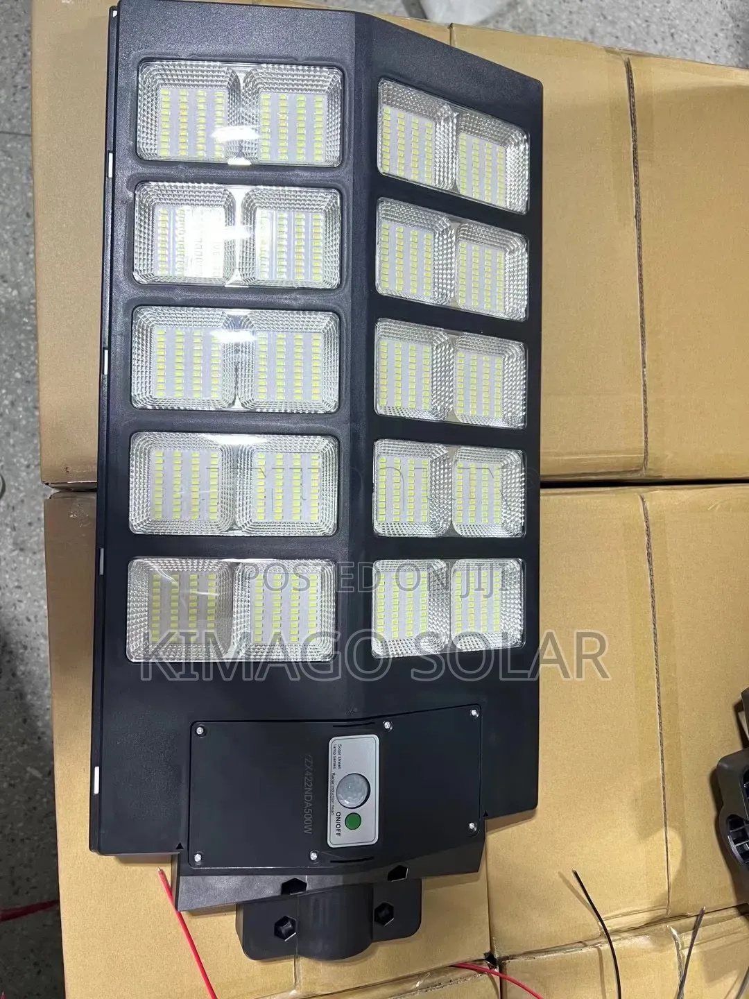 Radar Sensor Tech Solar 500w Inayohisi Mwendo Hadi Mita 10