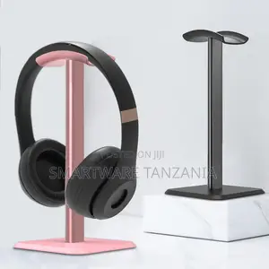Headphone Stand Aluminum Holder Pink Black Two Color Options