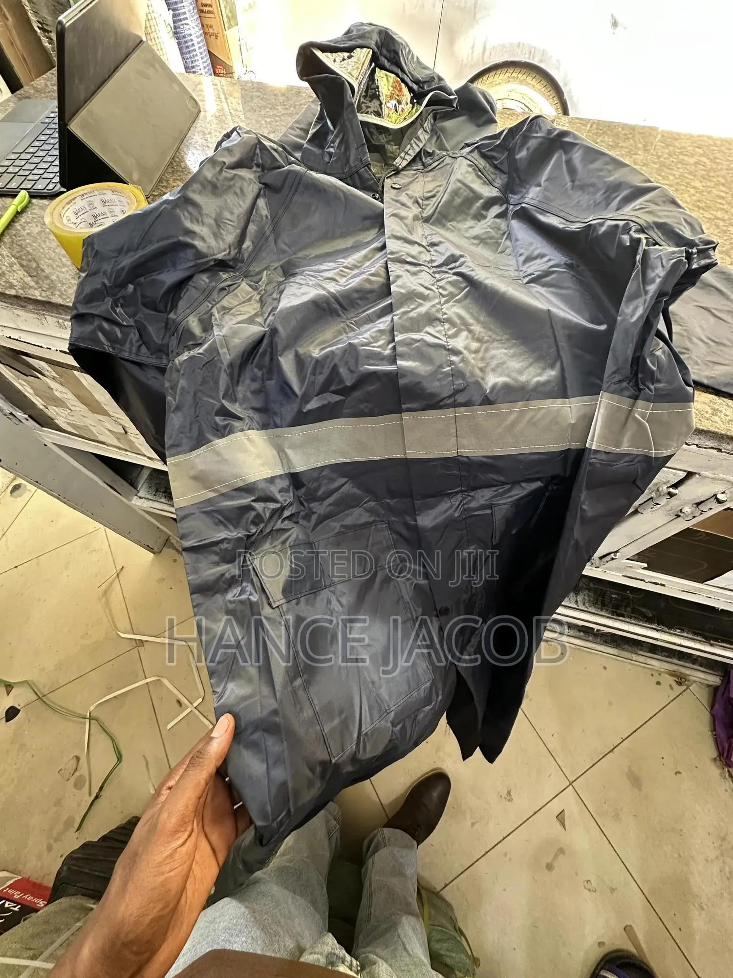Rain Coat Dark Blue