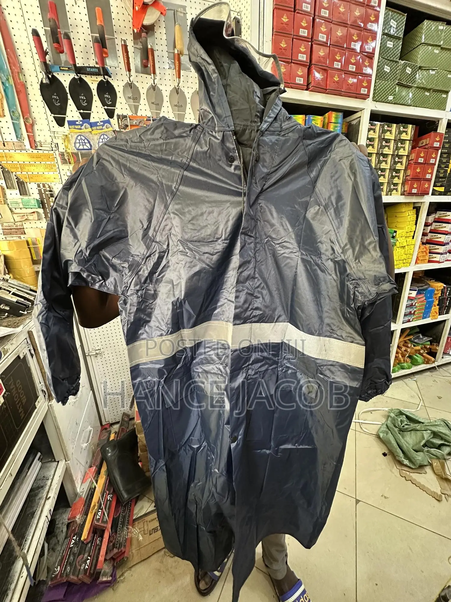 Rain Coat Dark Blue