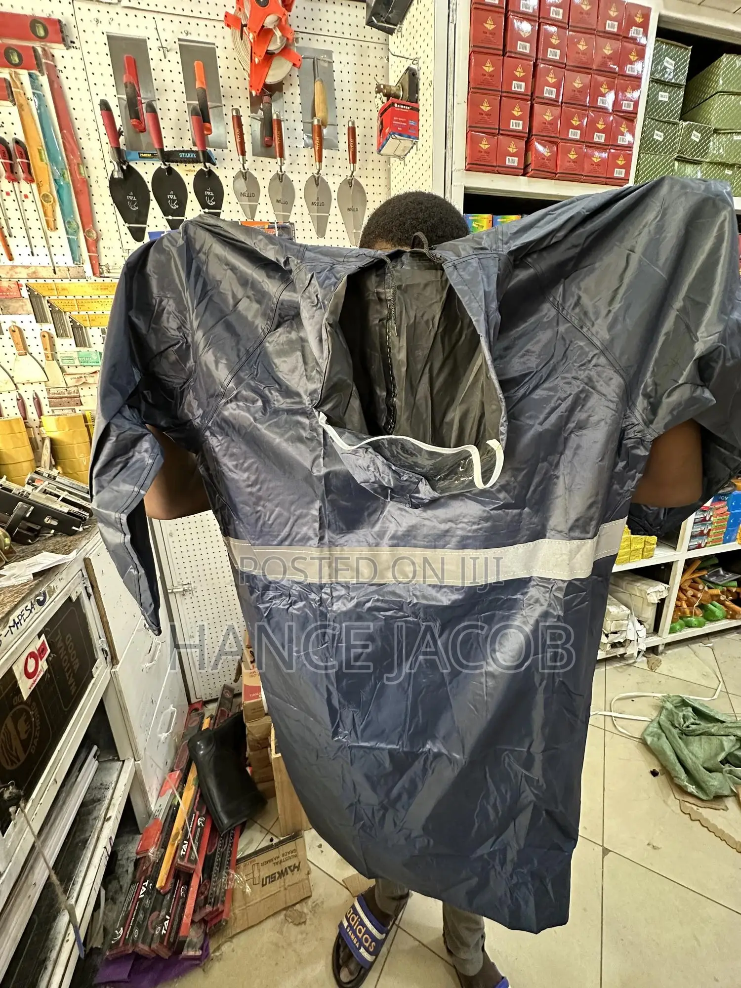 Rain Coat Dark Blue