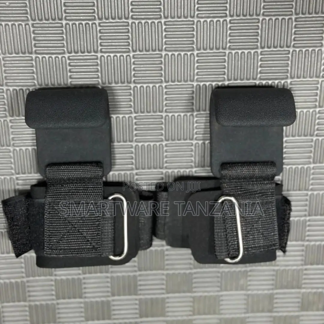 Gym Wrist Wraps With Hook Straps Pair Weightlifting Support