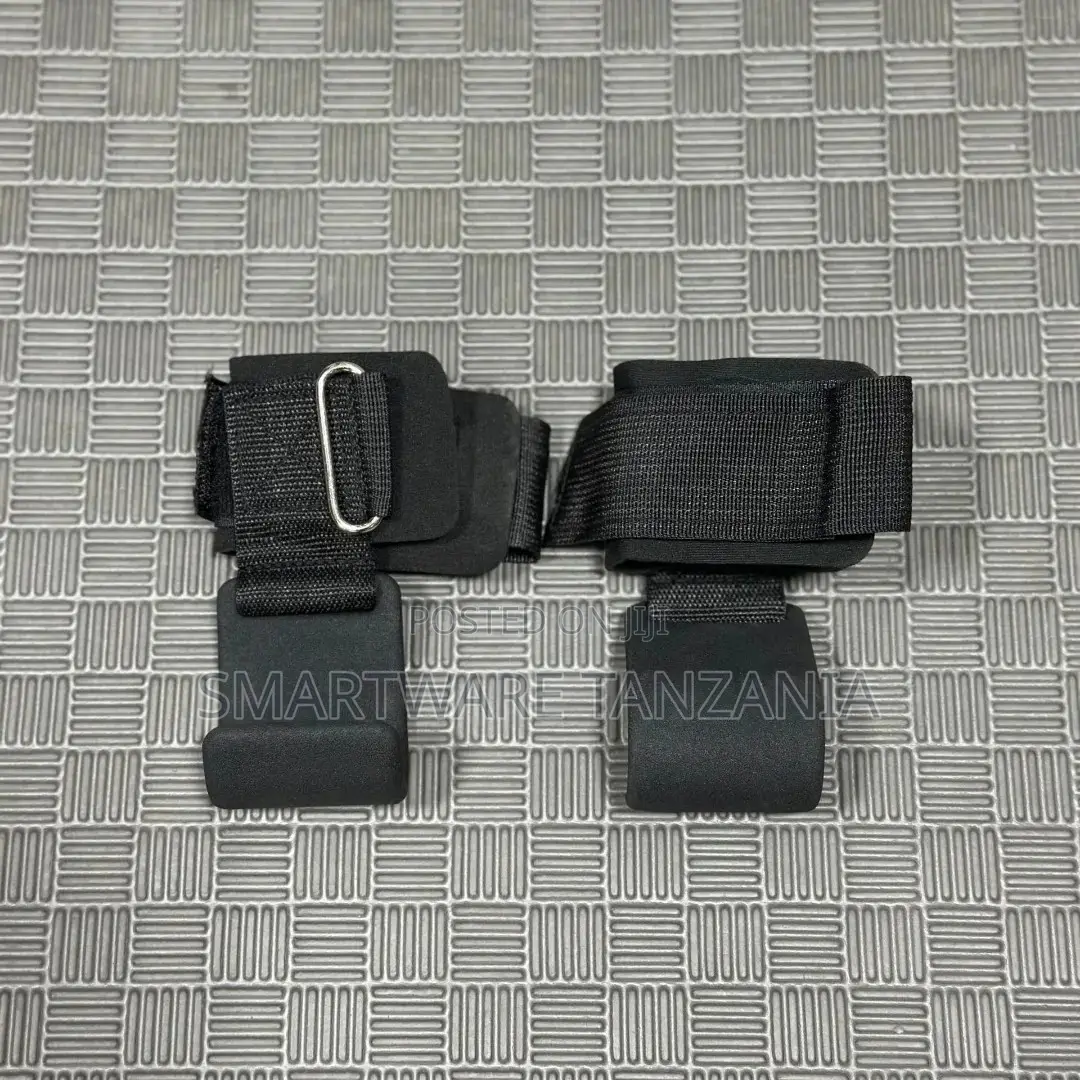 Lifting Hook Wrist Straps Gym Pair Barbell Deadlift Grip