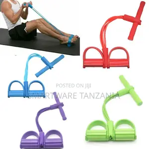 Foot Pedal Resistance Band Sit Up Puller 4 Color Home Gym