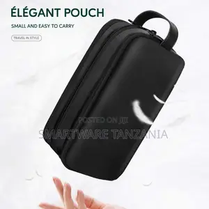 Green Lion Elegant Pouch - Dark Gray Travel In Style
