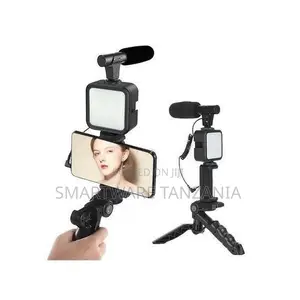 Ay-49g Video-making Led Ring Light Kit With Mic And Tripod