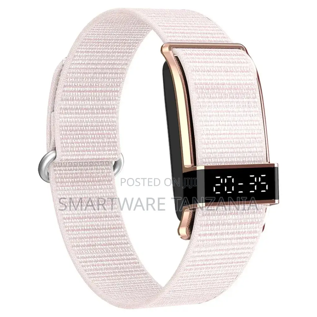 Porodo Trackfit Pro Smart Fitness Bracelet Ip68 Pink Nylon
