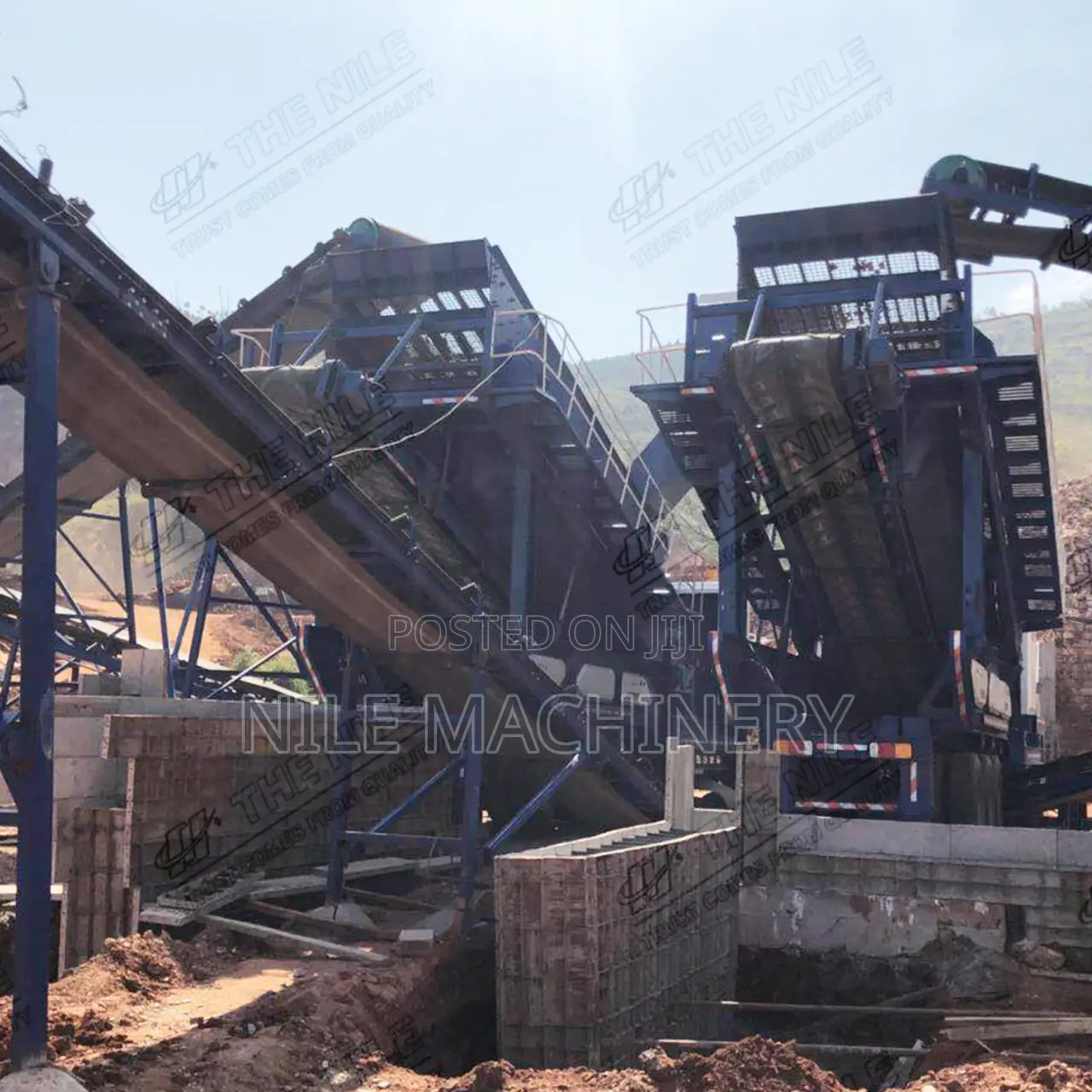 High Performance Crushing Line Heavy Duty Rock Ore Crushing Processing
