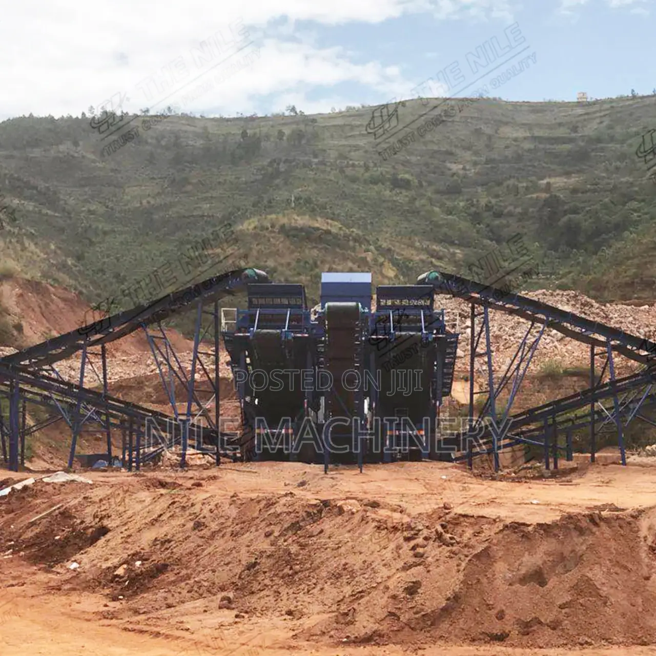 High Performance Crushing Line Heavy Duty Rock Ore Crushing Processing