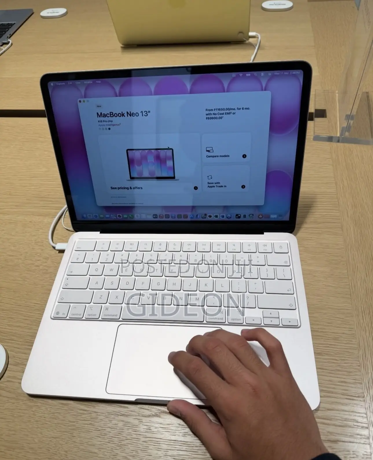 New Laptop Apple MacBook Neo 2026 8GB SSD 256GB