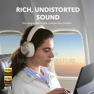 Soundcore by Anker Space One Pro Wireless Headphones Cream White
