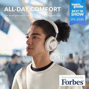 Soundcore by Anker Space One Pro Wireless Headphones Cream White