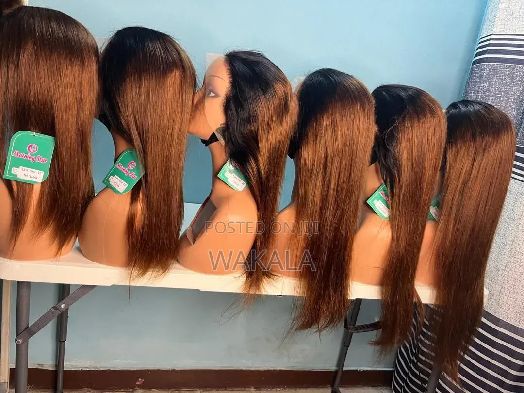 Straight Human Hair (Wigs)