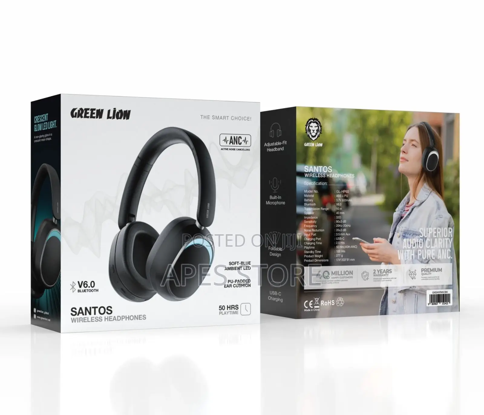 Greenlion Santos Wireless Headphones