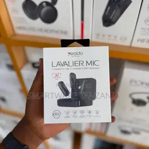Yesido Lavalier Microphone Kr17 Wireless Type C Dual Mic Kit