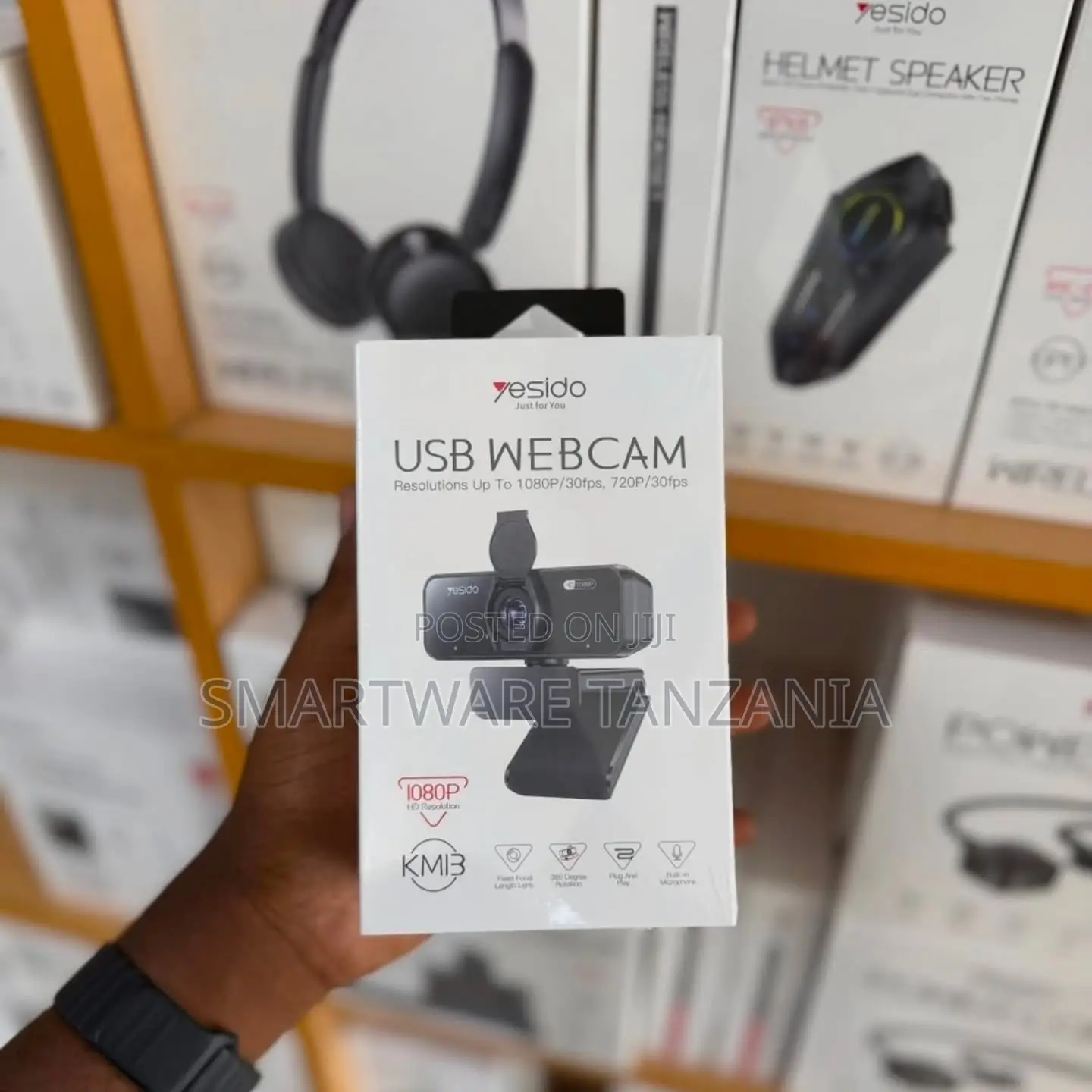 Yesido Full Hd Usb Webcam 1080p Built In Mic Plug And Play Camera