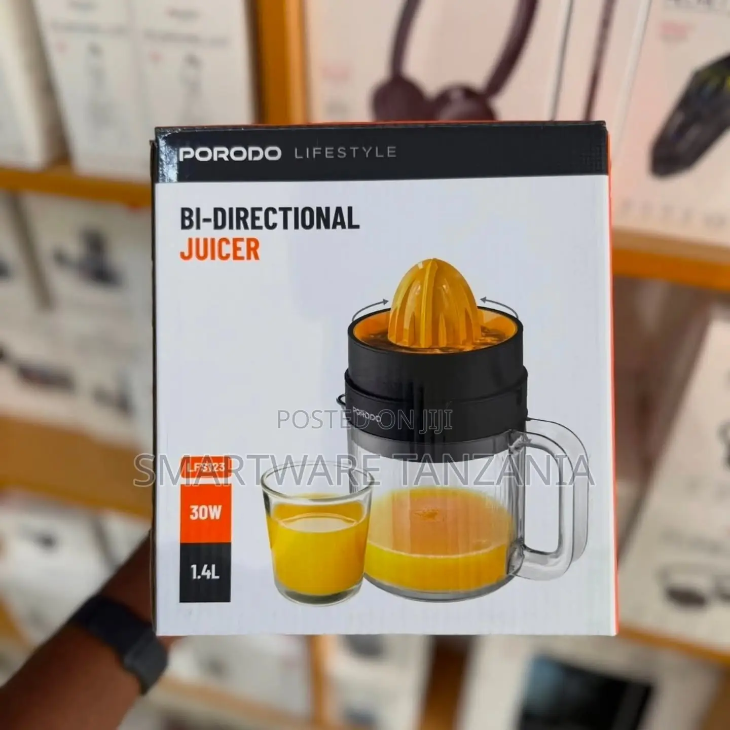 Porodo Bi Directional Juicer 1.4l 30w Electric Citrus Juicer