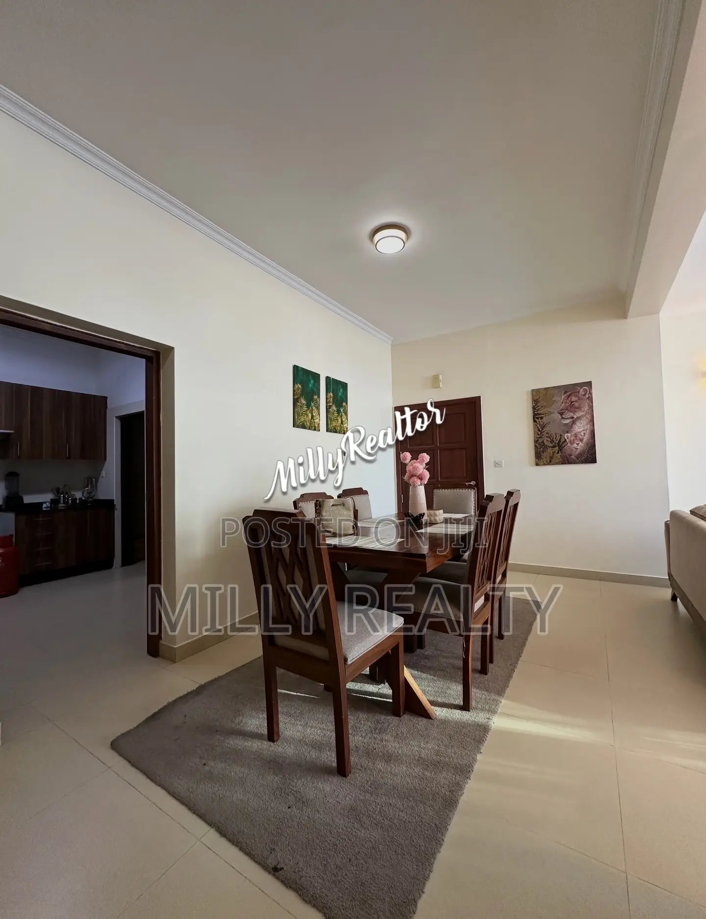 Furnished 3bdrm Apartment in Mikocheni Victoria for rent