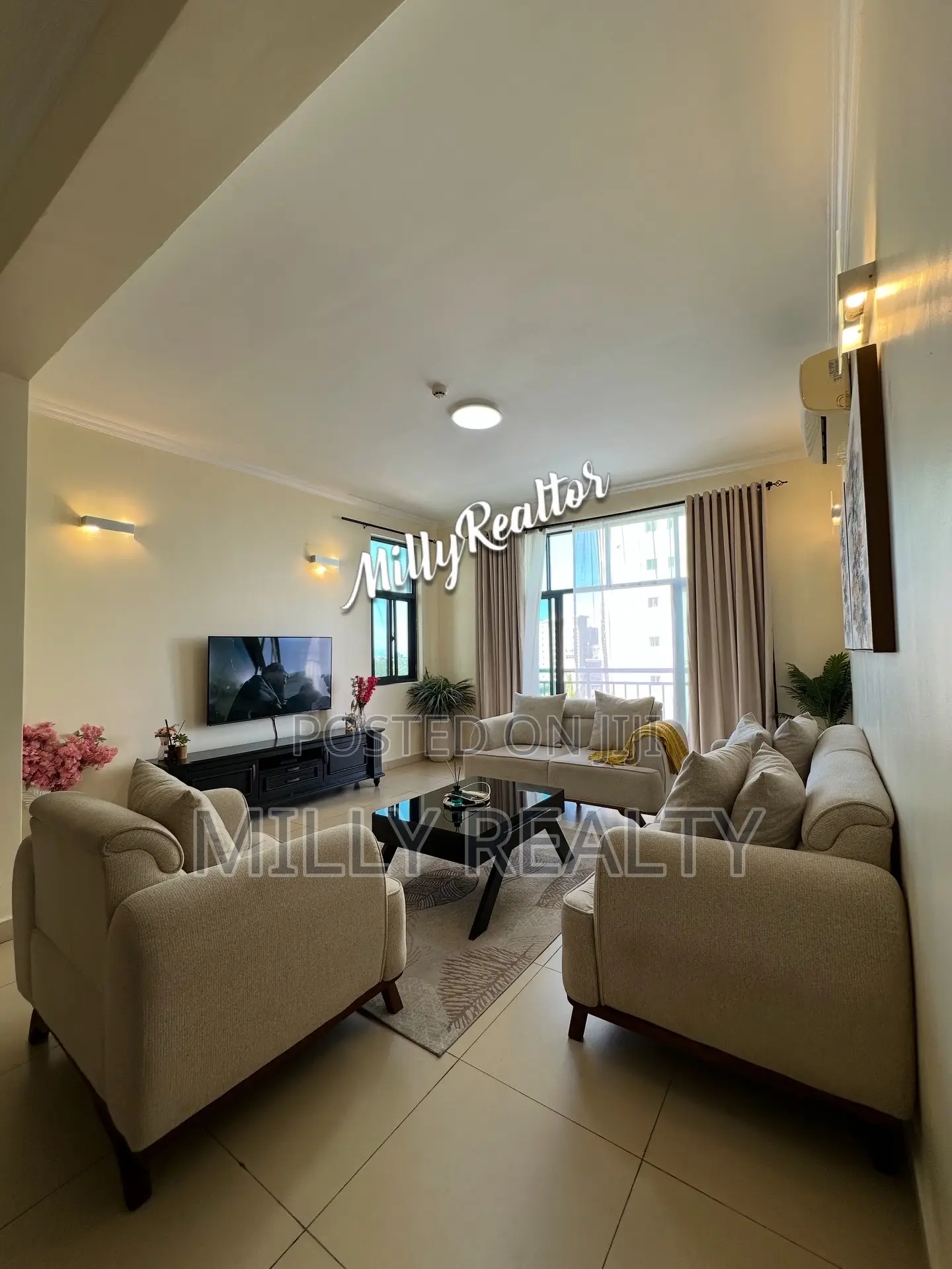 Furnished 3bdrm Apartment in Victoria Place New, Mikocheni for rent
