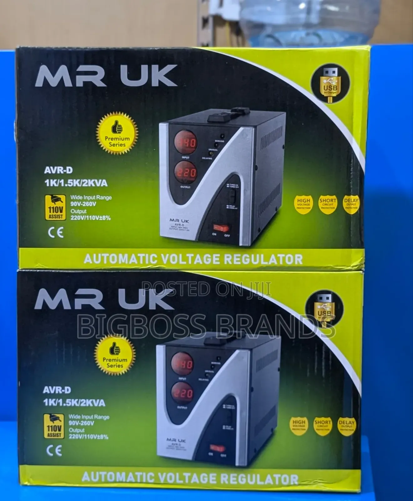 Mr Uk Power Stabilizer(2000va) 2000 Watts