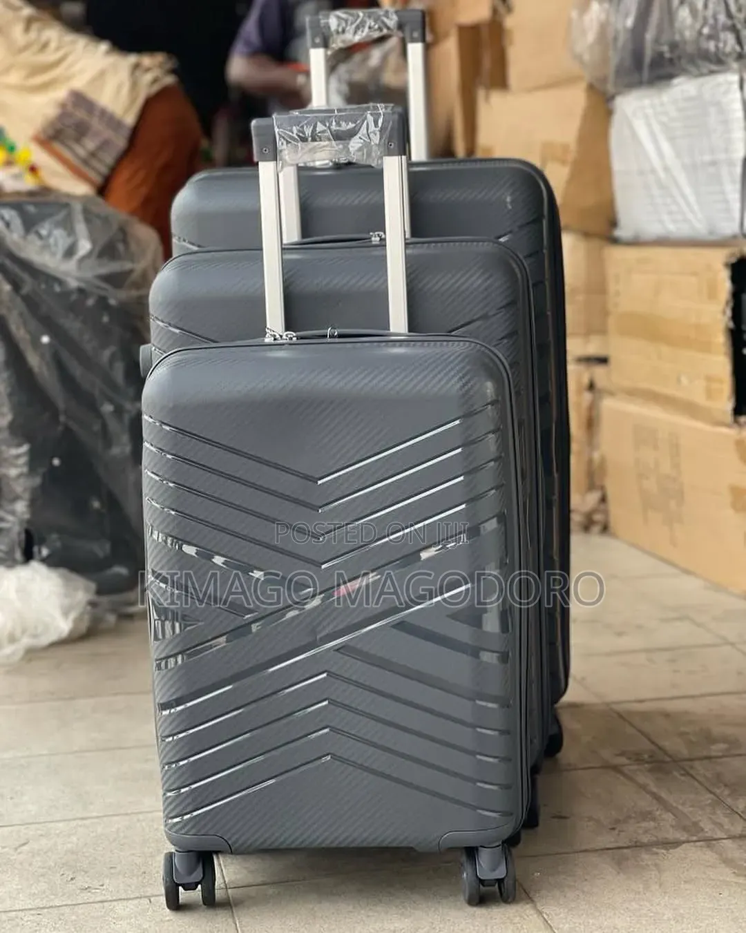 Pata Seti Ya Mabegi 3 (Grey) Delivery Tunafanya