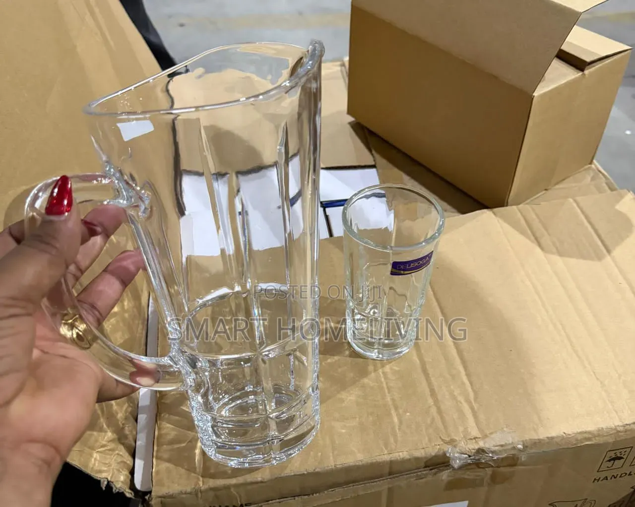 7 Piece Premium Glass Water Set