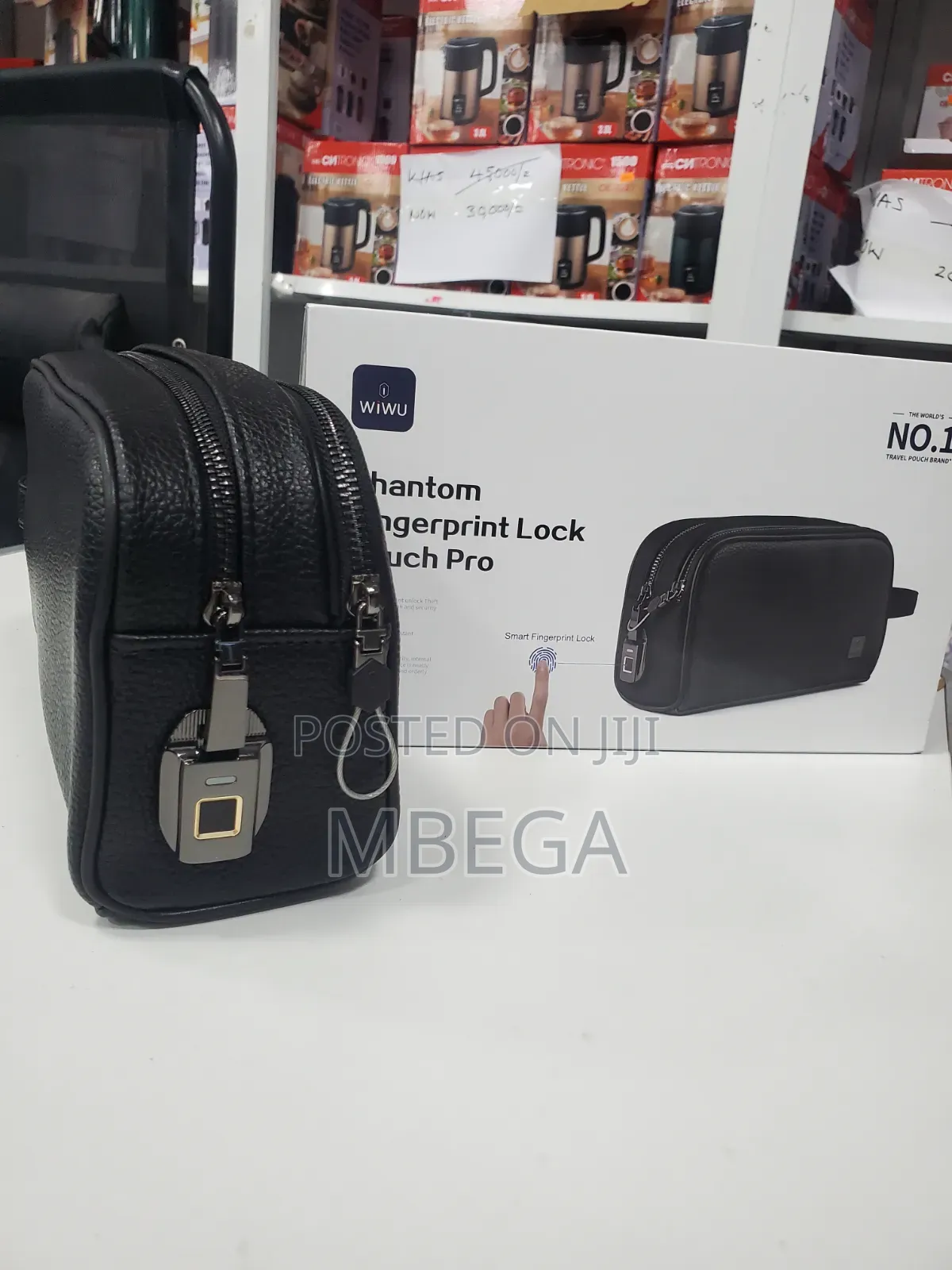 Phantom Fingerprint Lock Pouch 2 Zip