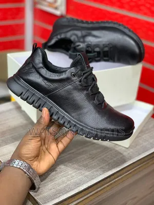 Men's Leather Shoes 1 Black Colour Materials Quality Well Assured