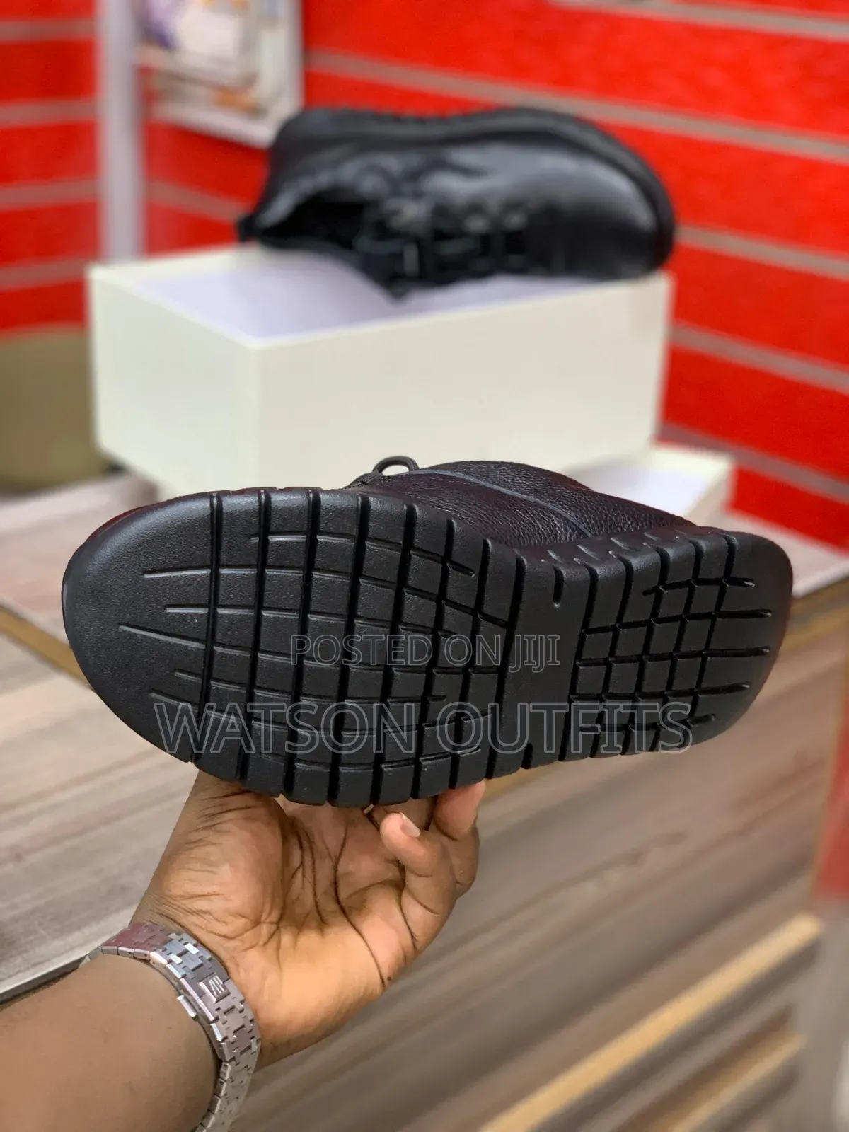 Men's Leather Shoes 1 Black Colour Materials Quality Well Assured