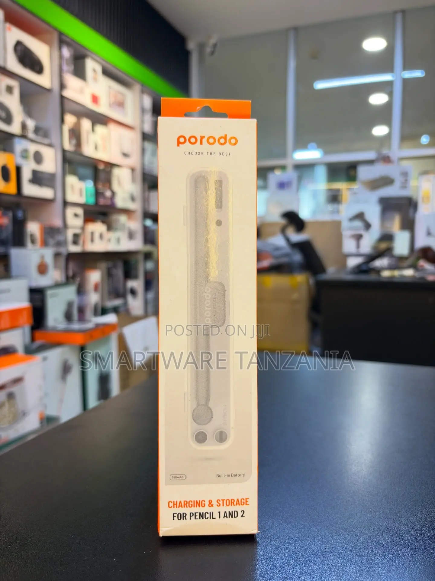 Porodo Charging And Storage Case For Pencil 1 And 2 Built In Battery