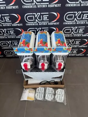 *Slush Juice Machine*
Tripple Heads 45litres (15l X 3)

