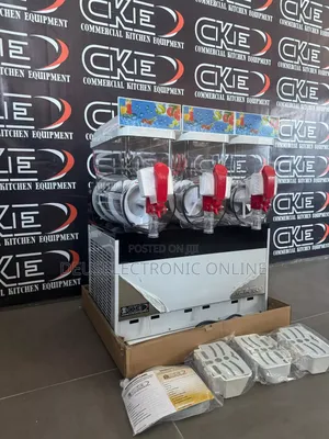 *Slush Juice Machine*
Tripple Heads 45litres (15l X 3)

