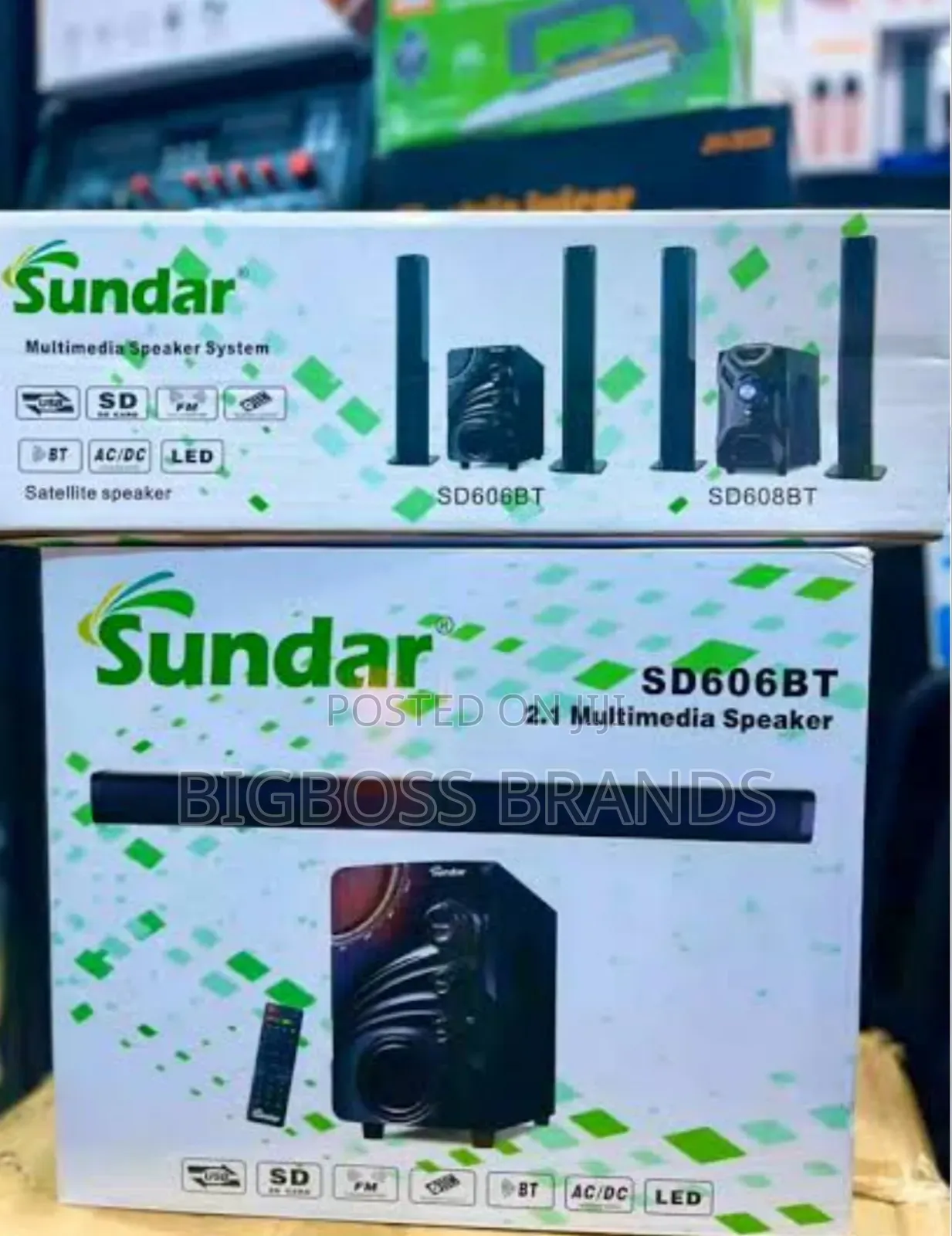 Sundar Multimedia Suboofer Sd608bt