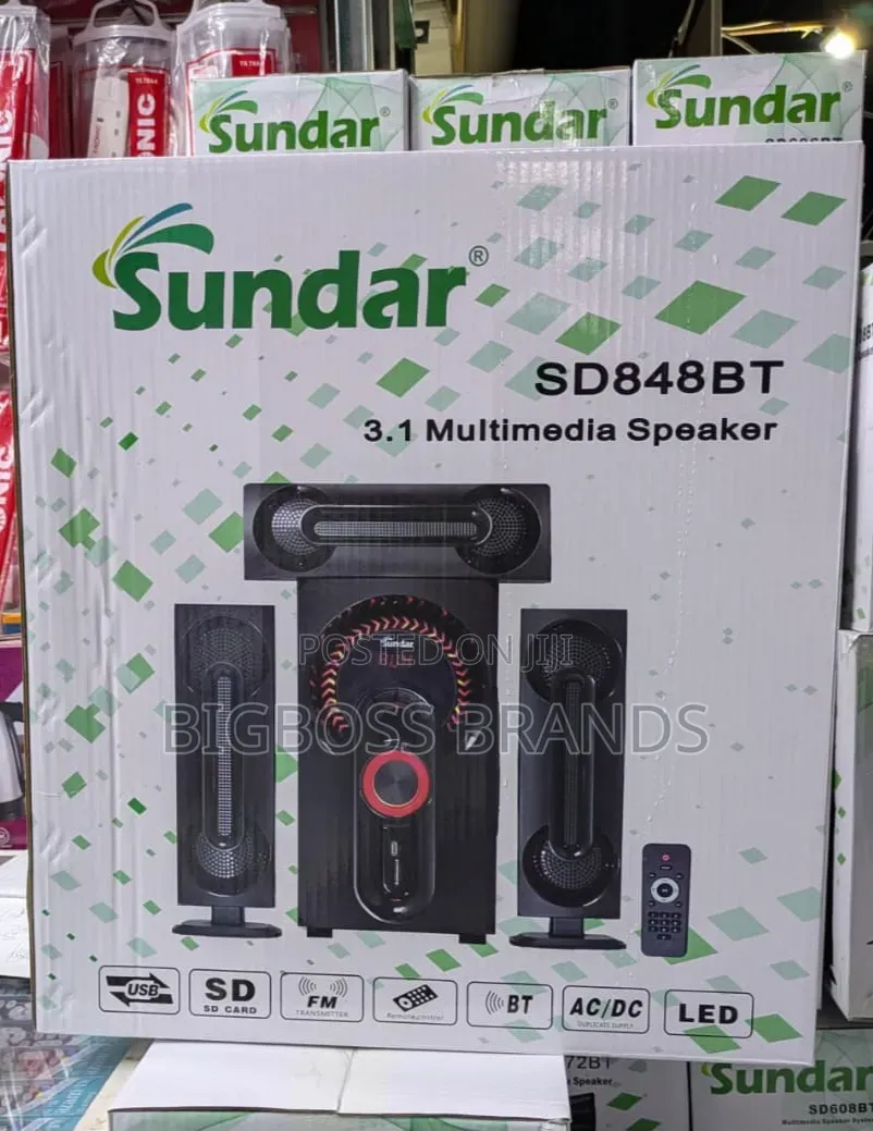 Sundar Subwoofer Sd848bt [Multimedia Speaker]