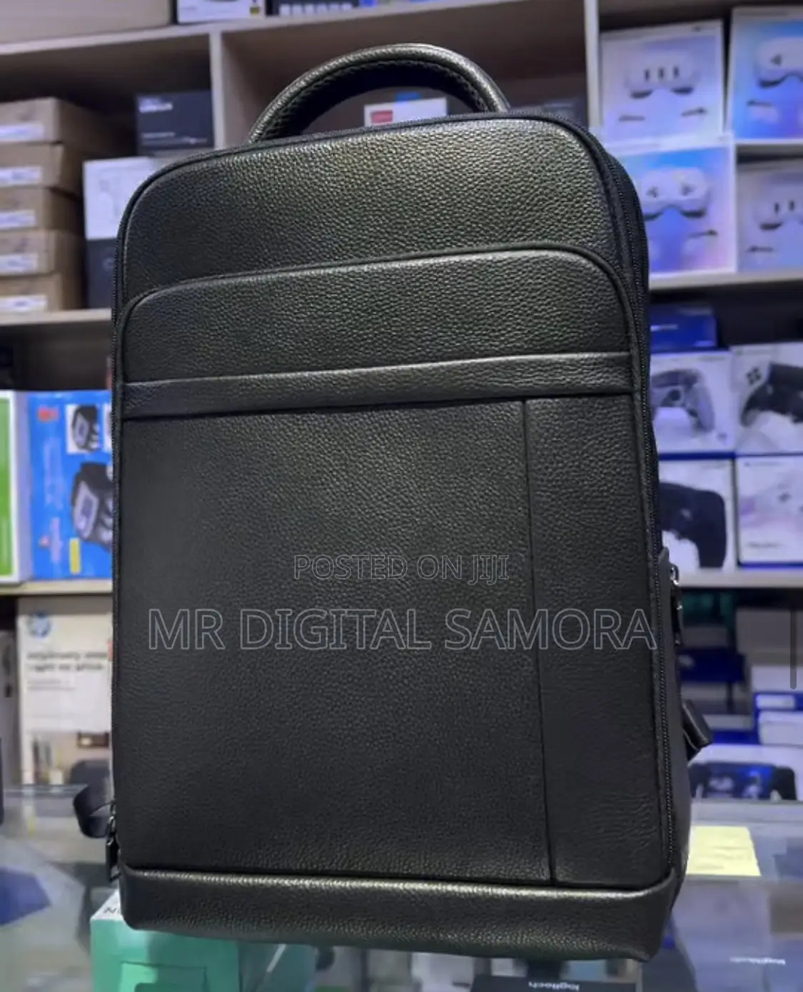 Leather Fingerprint Bag