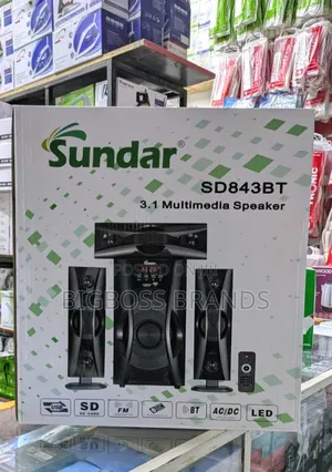 Sundar Subwoofer 3.1 Speaker [Sd 843 Bt]
