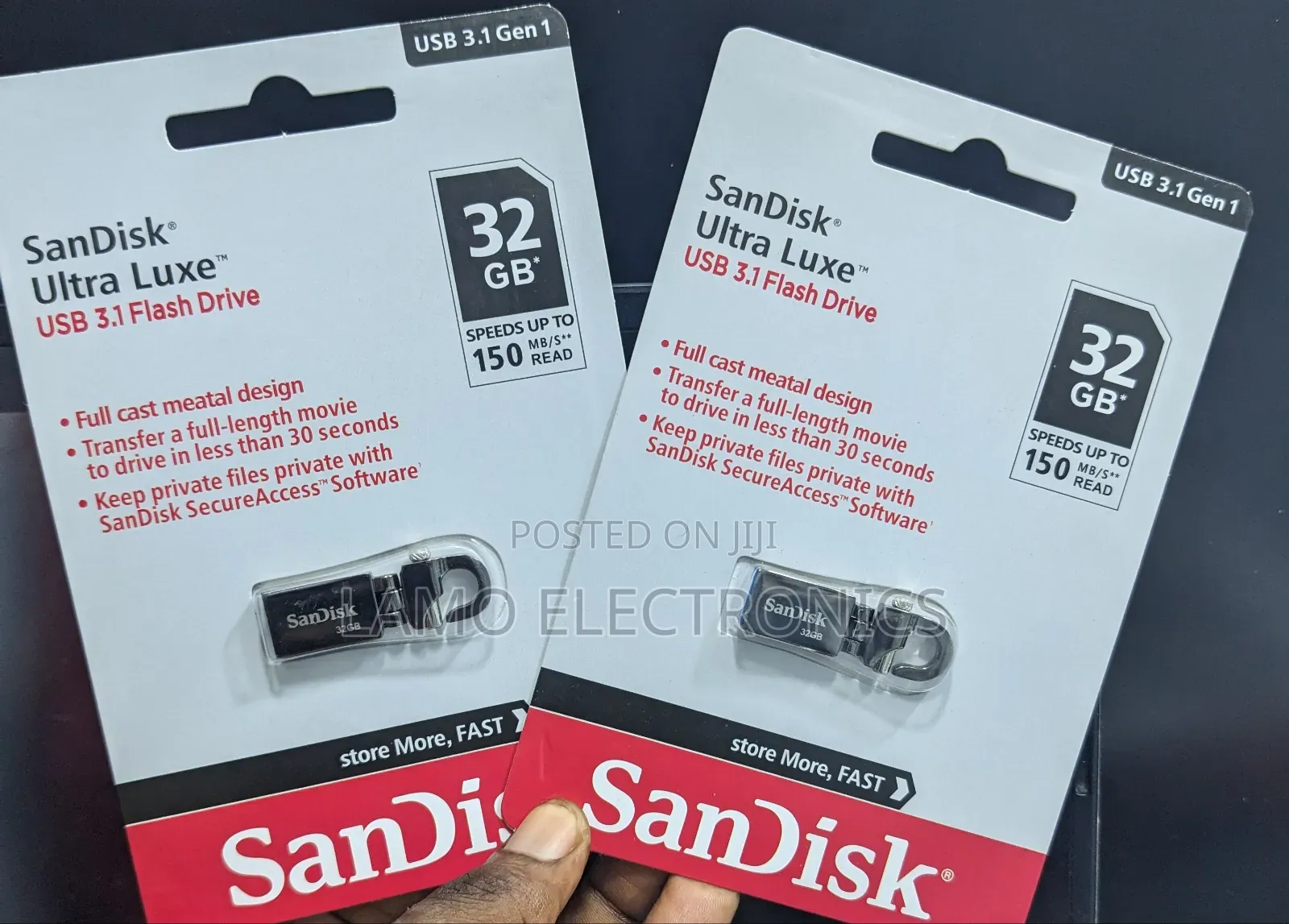 Sandisk Ultra Luxe Usb 3.1 Flash Drive 32gb With Read Speed 150mbps