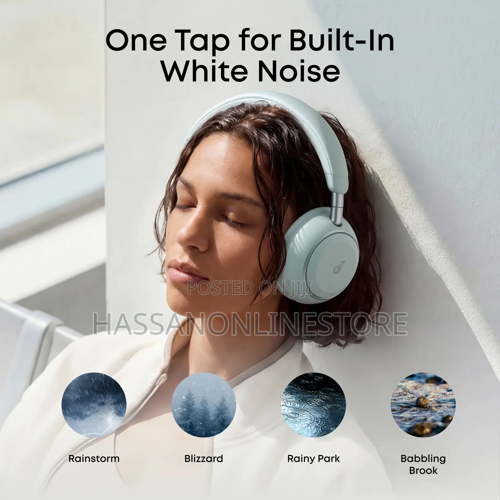 Soundcore by Anker Space 2 Wireless Over Headphones - Seafoam Green
