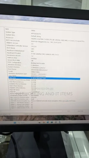 Gigabyte GA-H110MSTX-HD3-ZK 32GB Intel Core i7 SSD 256GB