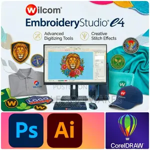 Wilcom Embroidery Studio E4 + Adobe Package