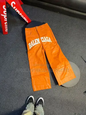 Balenciaga Leather Jeans Collection