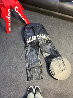 Balenciaga Leather Jeans Collection