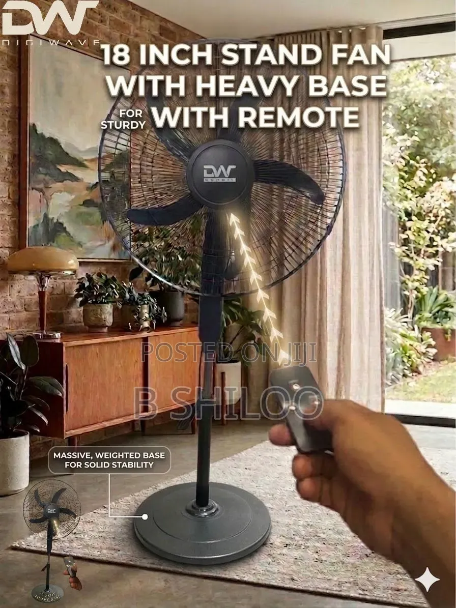 Dig Wave Stand Fan