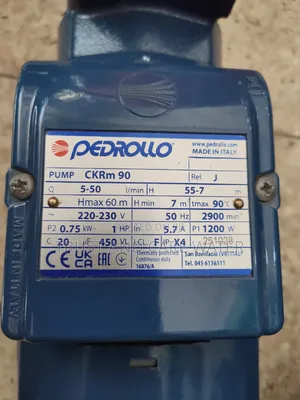 Pedrollo Surface Pump Model Ckrm90 1hp