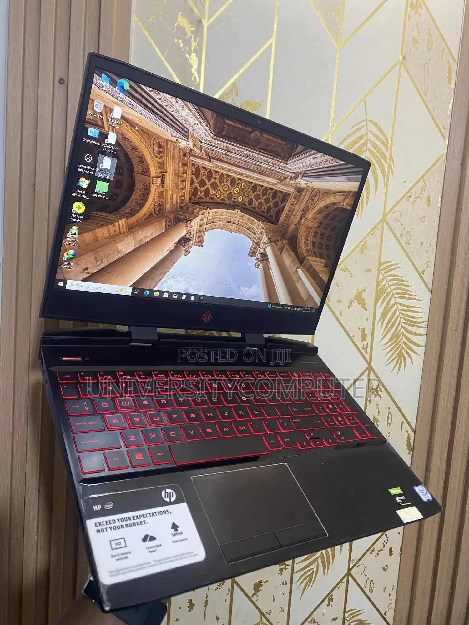Laptop HP Omen 15-dh002nr 16GB Intel Core i7 HDD+SSD 256GB